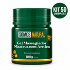 Kit 50 unidades Gel Massageador Mastruz com Arnica Somos Natural 100g