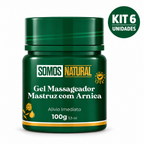 Kit 6 unidades Gel Massageador Mastruz com Arnica Somos Natural 100g