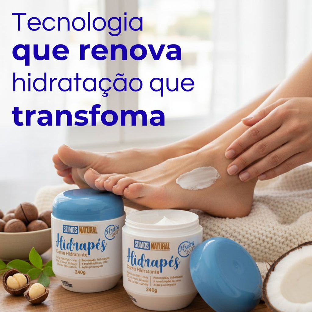 Hidrapés Creme Hidratante para Os pés Somos Natural