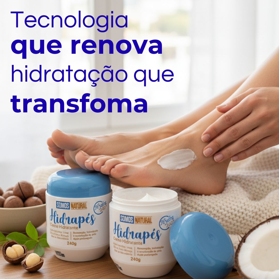 Hidrapés Creme Hidratante para Os pés Somos Natural