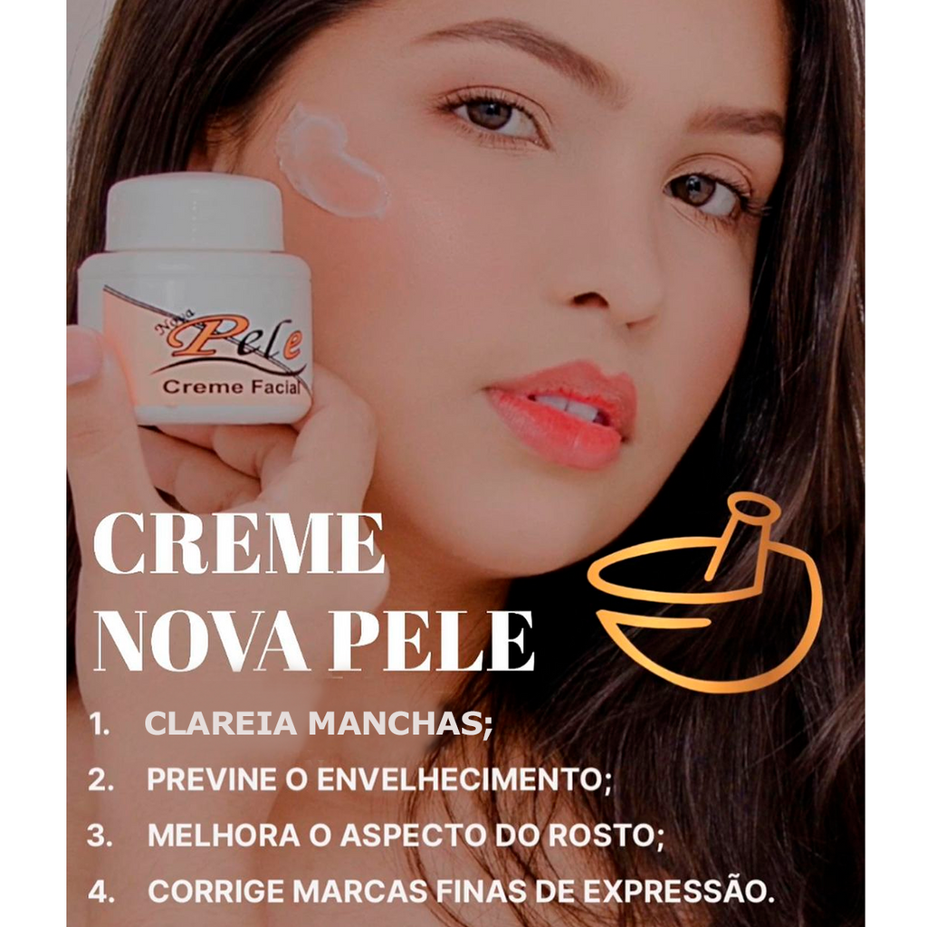 Creme Clareador Nova Pele Manchas De Melasma A Botica