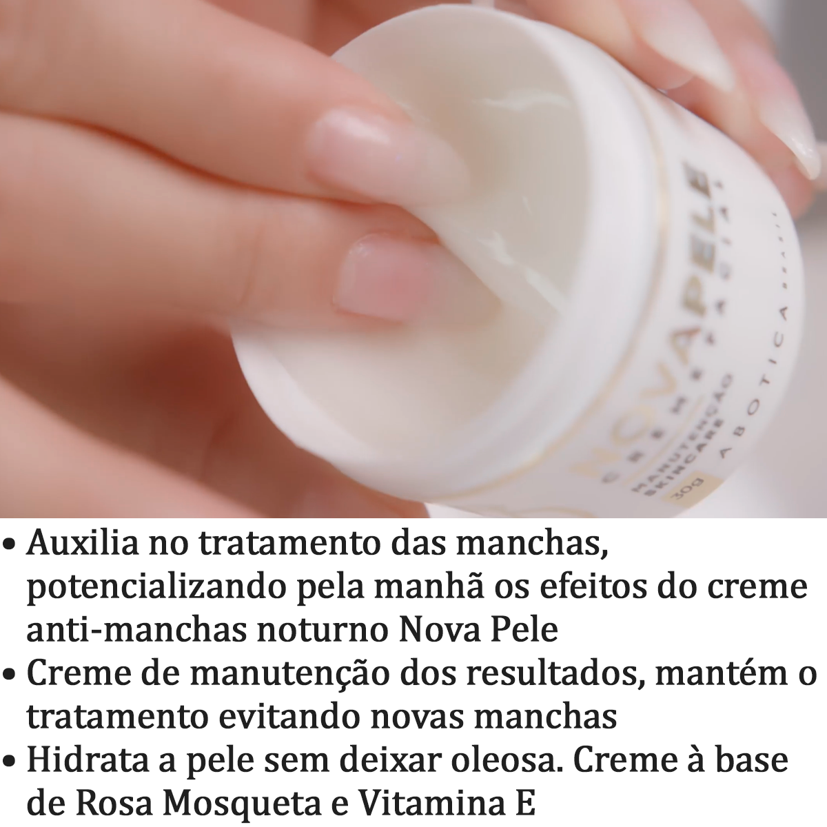 Nova Pele Creme De Manutenção Skincare A Botica