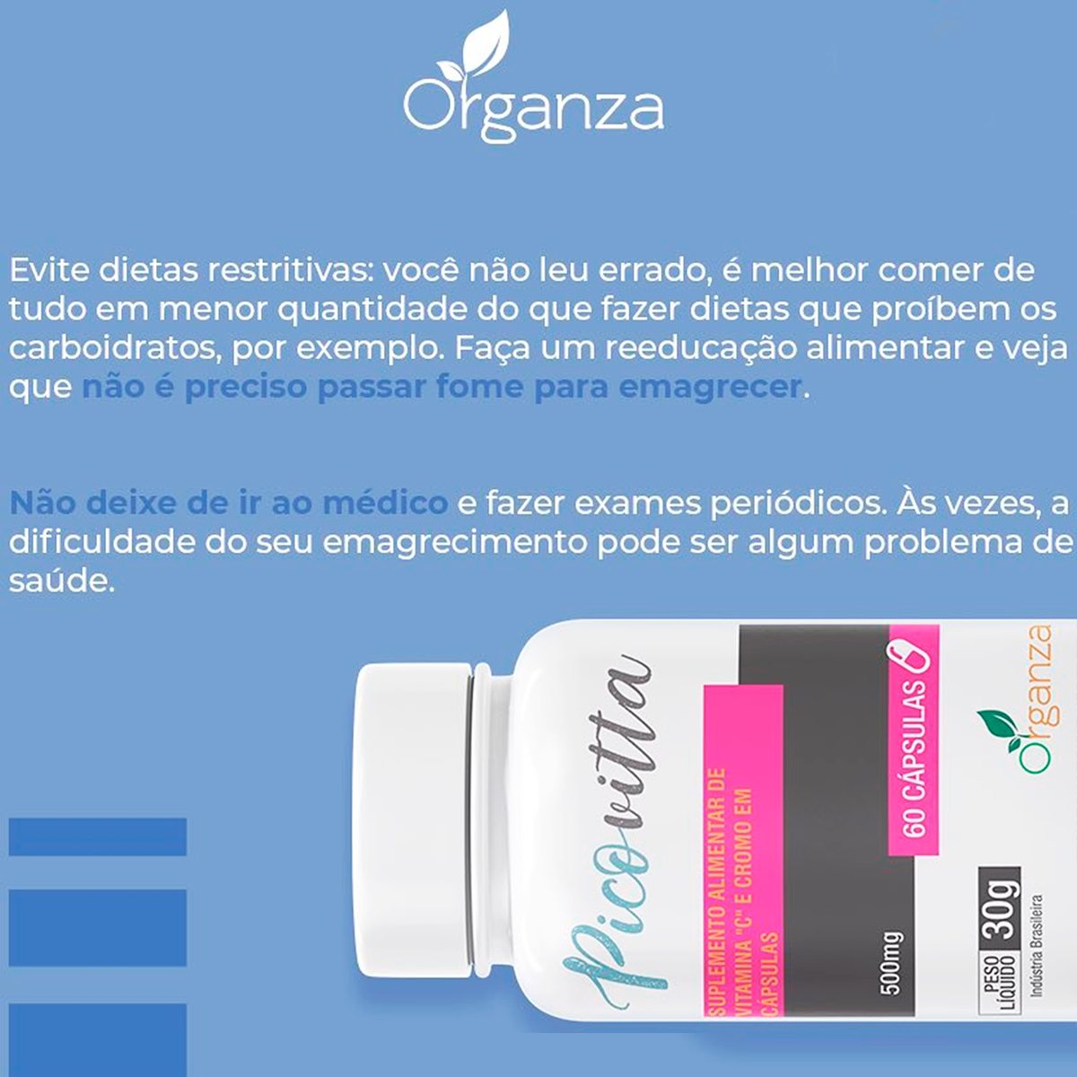 Picovitta Emagrecedor Natural Organza Alimentos