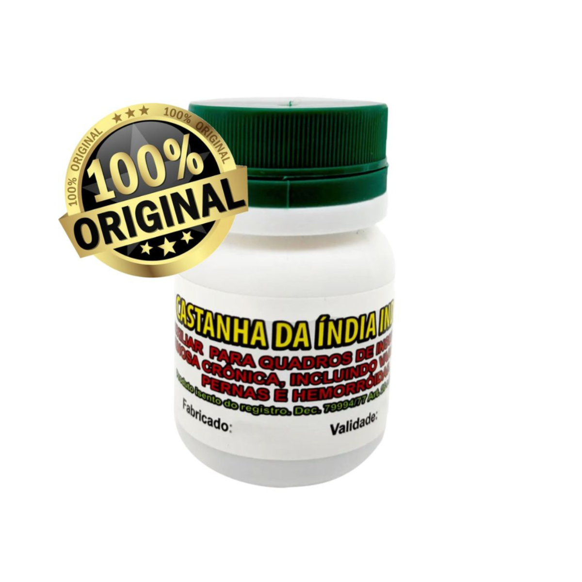Castanha da india indiana 15 capsulas Original