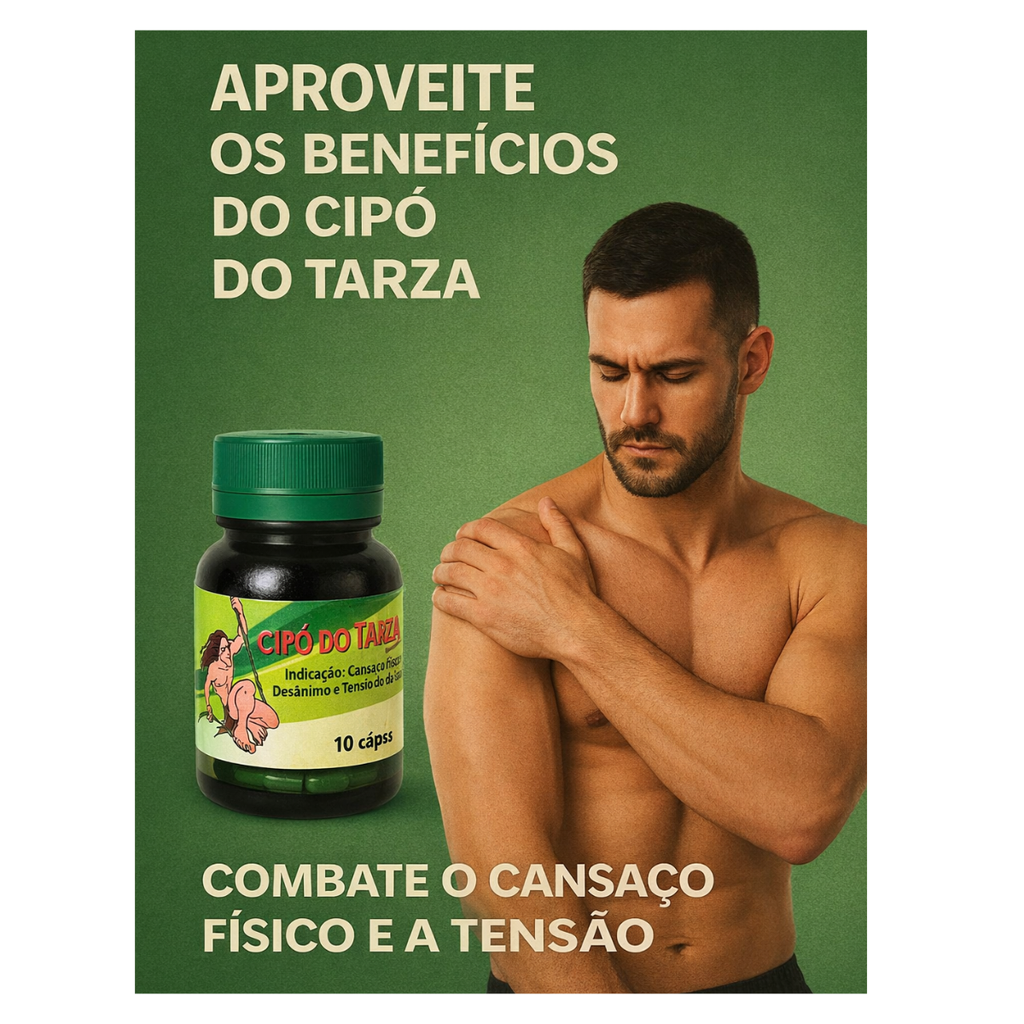 Cipó do Tarzan 10 Cápsulas Original