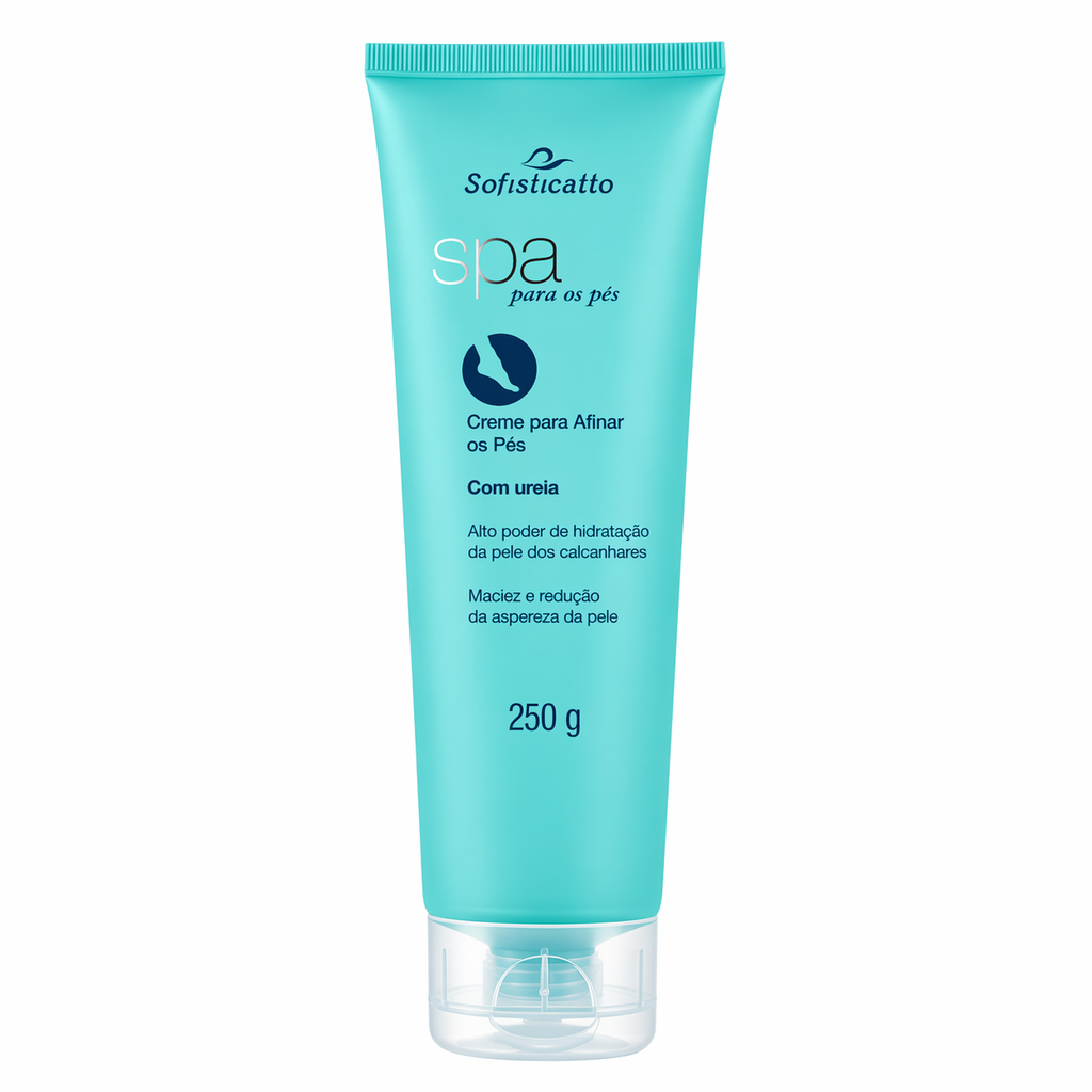 Creme com Ureia para Afinar os pés - Spa para os pés 260g