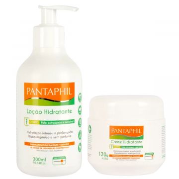 Pantaphil Loção Hidratante Hipoalergênica 300ml + Creme Hidratante Hipoalergênico Pantaphil 120 g