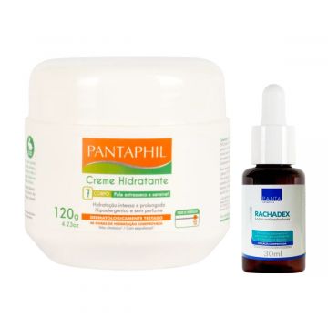 Creme Pantaphil 120 g + Loção Hidratante para os Pés Rachadex