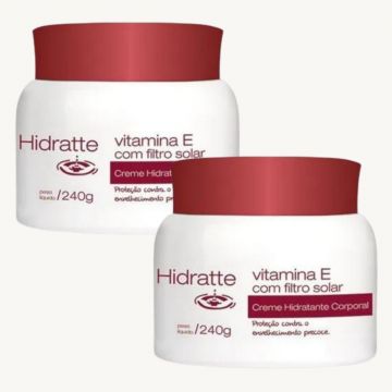 Hidratante Corporal com Vitamina E e Filtro Solar Hidratte Natu Charm - 2 unidades