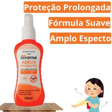 2 Spray Repelente contra insetos Bem Estar Abelha Rainha 120 mL