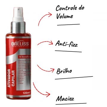 Ativador Capilar 15 Em 1 Oneliss + Reparador de Pontas Oil Repair OneLiss