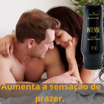 Kit Sexy Shop: 2 Gel Intense Para Massagem Corporal  + 1 Óleo para Massagem Love Morango