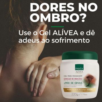 Kit Gel massageador  Sangue do Dragão + Mix de Ervas 220 g + Panta Creme 120 g