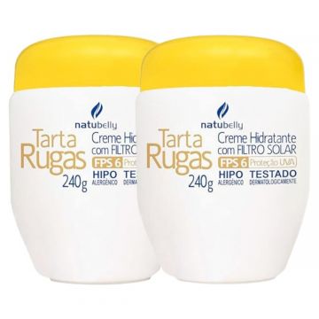 Kit Tarta Rugas Creme para Tratamento e Suavização de Rugas cm Filtro Solar - 2 unidades