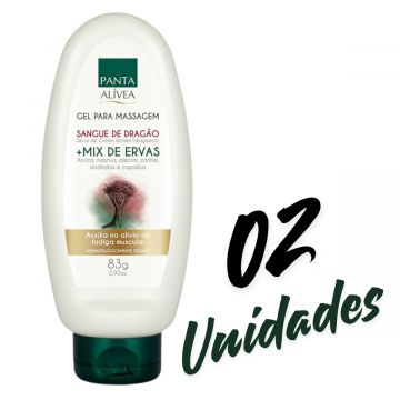 Kit 2 Gel massageador  Sangue do Dragão + Mix de Ervas 83g