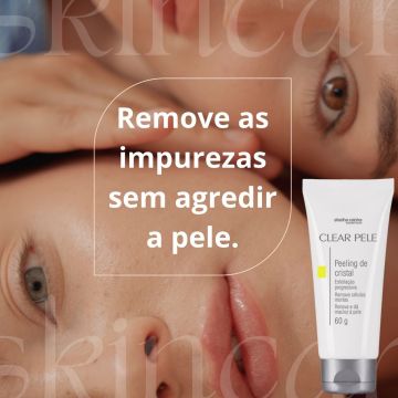 Kit Cuidado Facial: Peeling de Cristal Clear Pele + Creme Facial Hidratante Tarta Rugas