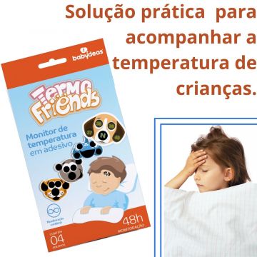 Termômetro Adesivo Infantil Temperatura Termo Friends