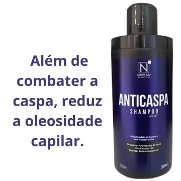 Shampoo Anticaspa Nutry Cap + Óleo de Argan Marroquino Suave Fragrance