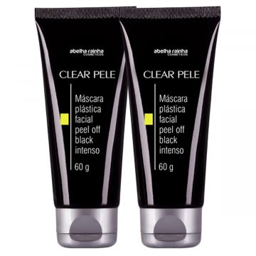 Kit 2 Clear Pele Mascara Peel Off Black Intenso