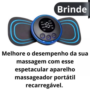 2 Gel Vencedor Massageador Hábito + Mini Massageador Portátil Alívio da Dor Muscular