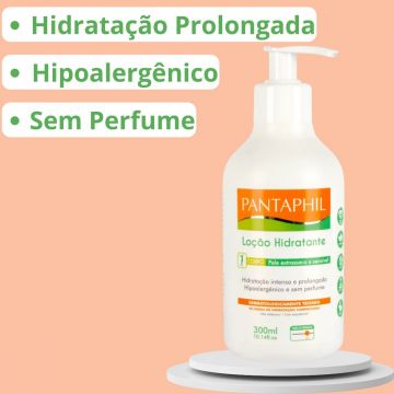 2 Pantaphil Loção Hidratante Hipoalergênica 300ml