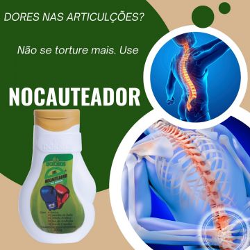 2 Gel Nocauteador Dokmos + Gel massageador Gel Forte Premium Nutry Cap  