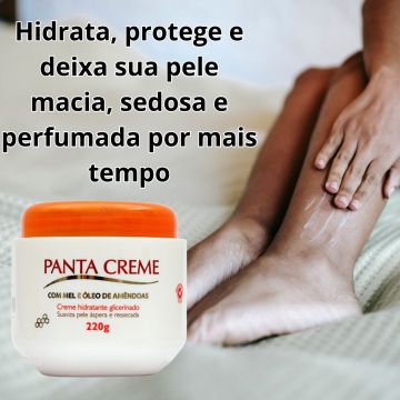 Kit 10 Panta Creme Hidratante Corporal 220g