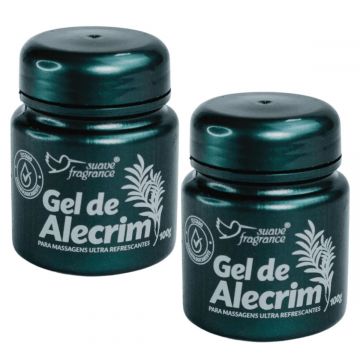 Kit Massageador Muscular Alívio da Dor Gel de Alecrim - 2 unidades