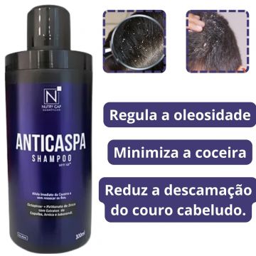 Shampoo Anticaspa 300 ml Nutry Cap