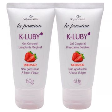 Gel Lubrificante Íntimo K-Luby Morango