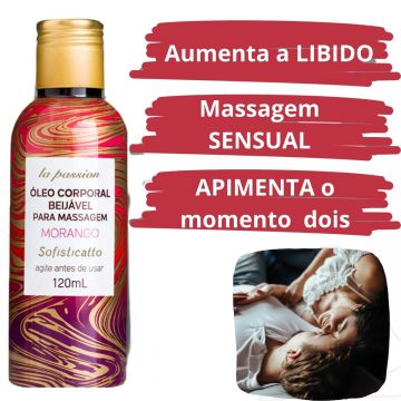 Kit Super Sexy: Óleo Morango pra Massagem + Shock Plus Morango + Doses de Prazer Gata Loka