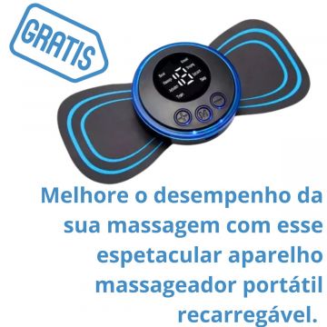 Gel de Alecrim Fitogel + Gel Massageador Mastruz Com Arnica + Mini Massageador Portátil