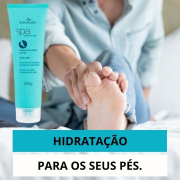 Kit 2 Spa para os Pés Creme para Afinar os Pés 250g + 1 Dermopés Creme Para Tratamento 130g (azul)