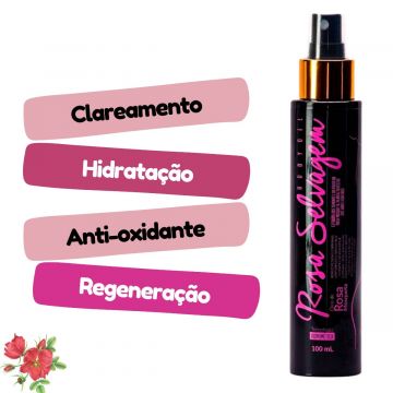 Óleo Clareador Rosa Selvagem + Creme Clareador Facial de Manchas Rosativ