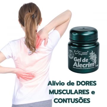 Kit Massagem Refrescante Alívio da Dor Muscular Gel de Alecrim - 3 unidades