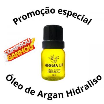 Kit 3 Hidraliso Progressiva de Chuveiro Liso de Salão em Casa + Argan Oil Hidraliso Edição Especial