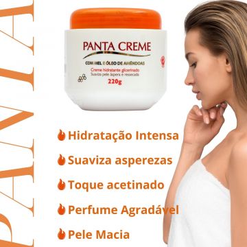 Kit 1 Panta Creme Pote 220g + 1 Rachadex Loção para os Pés 30ml