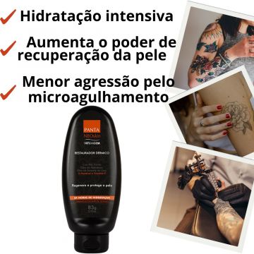 Kit Cuidado para Pele Tatuada: Neoskin Green Restaurador Dérmico Premium + Neoskin Black Cicatrização e Restaurador Dérmico 83 g