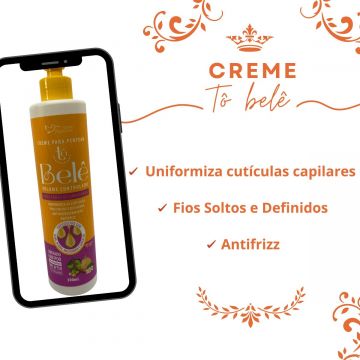 Kit Creme para Pentear e Controlar Volume Tô Belê