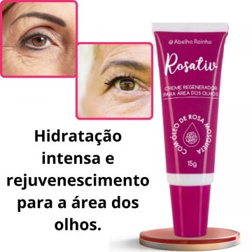 2 Creme Regenerador para Área dos Olhos Rosativ Abelha Rainha