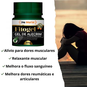 Kit Alívio para Dor 2 Gel de Alecrim para Massagem Ultra Refrescante Fitogel