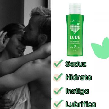 Kit Sexy Shop: Óleo para Massagem Love Hot Morango + Lobe Hot Menta + Pomada Fogo do Dragão Original