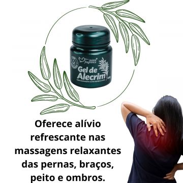 Kit Massageador Muscular Alívio da Dor Gel de Alecrim - 2 unidades