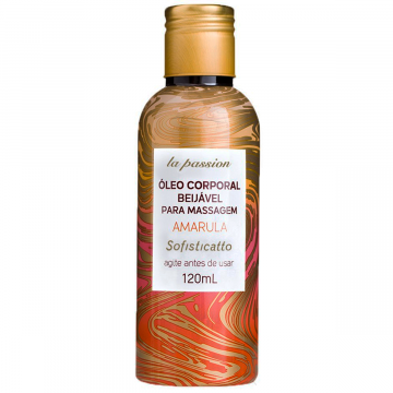 Óleo Corporal Beijável Para Massagem Amarula Sofisticatto Ref. 2439