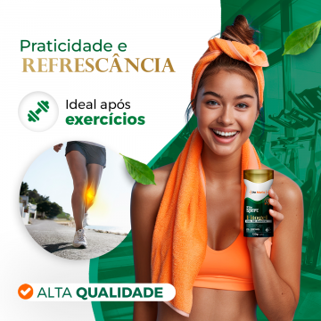 Kit 2 Gel Fitosport 21 ervas + 1 Gel Massageador 7 Plantas Natucharm