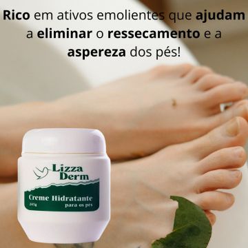 Creme Hidratante para os Pés Lizza Derm Suave Fragrance 6021 1