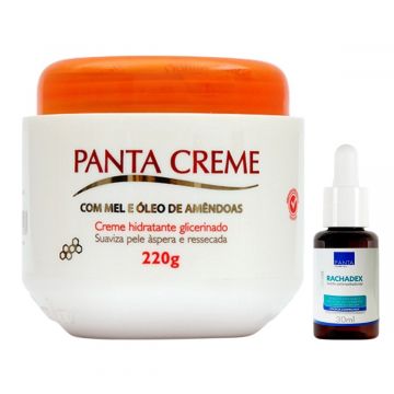 Kit 1 Panta Creme Pote 220g + 1 Rachadex Loção para os Pés 30ml