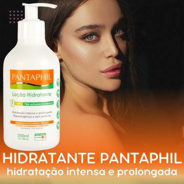 Pantaphil Loção Hidratante Hipoalergênica 300ml + Loção para Tratamento de Pés Rachados e Ressecados Rachadex