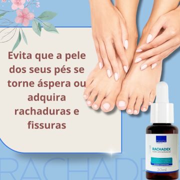 2 Rachadex Loção para os Pés Tratamento para Rachaduras nos Pés